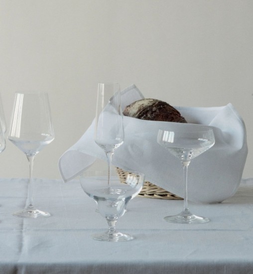 6-daļīgs šampanieša glāžu komplekts, izgatavots no kristāliska stikla, 180ml, "Avant-Garde" - Krosno
