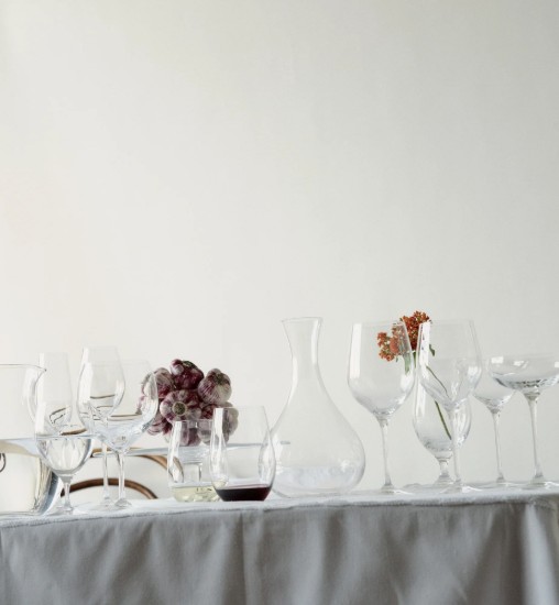 6 baltvīna glāžu komplekts, izgatavots no kristāliska stikla, 370 ml, HARMONY - Krosno