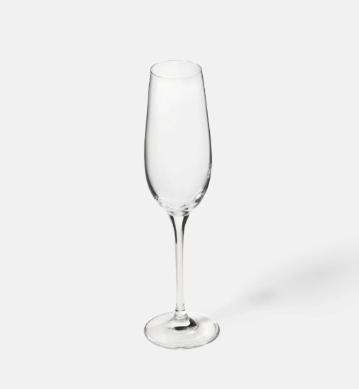 6 részes pezsgőspohár készlet, kristályos üvegből, 180 ml, "Harmony" - Krosno
