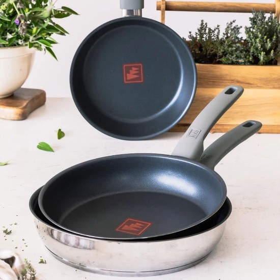 Non-stick frying pan, stainless steel, 20 cm, "Elite Non-Stick" - Monix