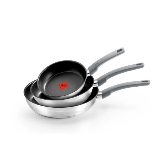 Non-stick frying pan, stainless steel, 20 cm, "Elite Non-Stick" - Monix