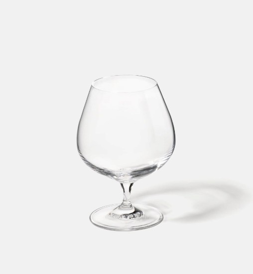 6 konjaka glāžu komplekts, izgatavots no kristāliska stikla, 550 ml, "Harmony" - Krosno