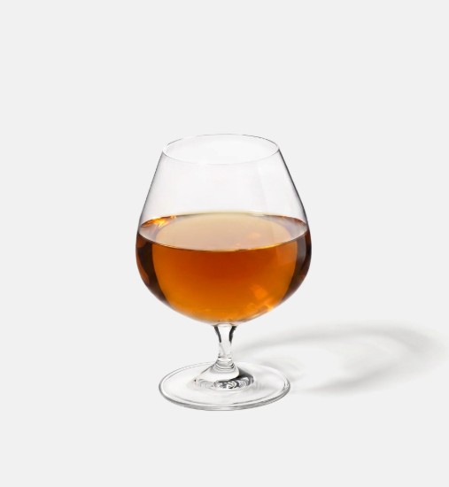 6 konjaka glāžu komplekts, izgatavots no kristāliska stikla, 550 ml, "Harmony" - Krosno