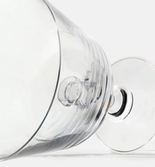 6 saldējuma krūzīšu komplekts, kristāliskais stikls, "Krista", 380 ml - Krosno