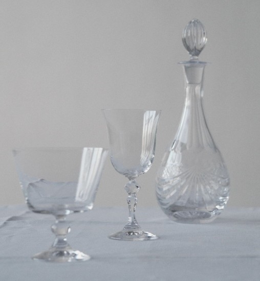 6 saldējuma krūzīšu komplekts, kristāliskais stikls, "Krista", 380 ml - Krosno