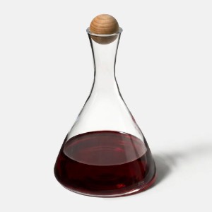 Decanter in vetro cristallino, 1L, "Wine Connoisseur" - Krosno
