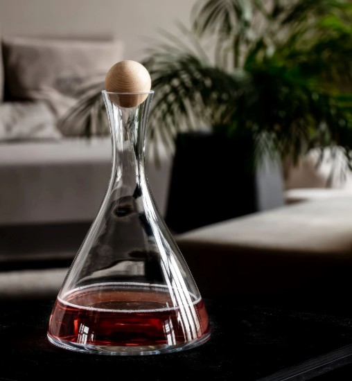 Dekanteris, pagamintas iš krištolinio stiklo, 1 l, „Wine Connoisseur“ - Krosno