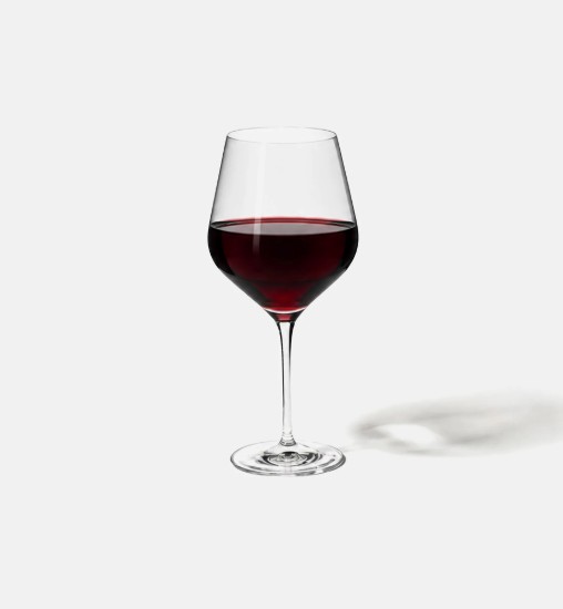 6 Burgundijas vīna glāžu komplekts, "Splendor", 860 ml - Krosno