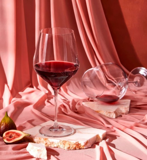 6 Burgundijas vīna glāžu komplekts, "Splendor", 860 ml - Krosno