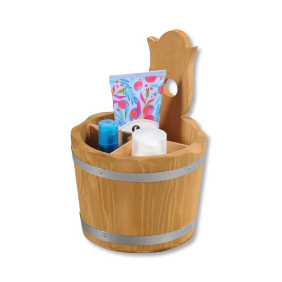 Besteckständer, mit 3 Fächern, 14 cm, Kiefernholz - Kesper