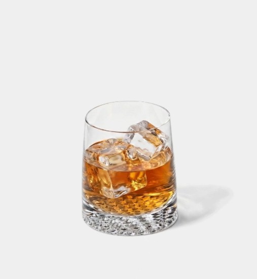 Set mit 6 Whiskygläsern, kristallines Glas, 370 ml, "Fjord" - Krosno