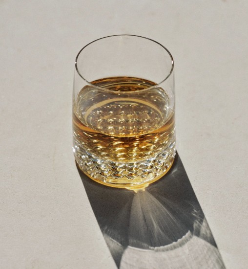 Set mit 6 Whiskygläsern, kristallines Glas, 370 ml, "Fjord" - Krosno