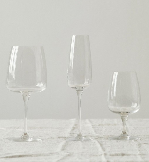 4er Set Weingläser, Kristallglas, 650 ml, "Modern" - Krosno