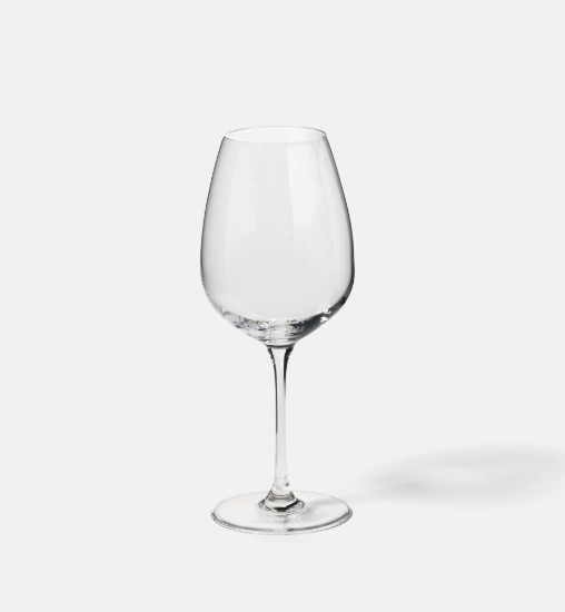 Set aus 6 Weißweingläsern, hergestellt aus kristallinem Glas, 530 ml, "DIVINE" – Krosno