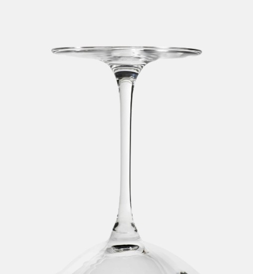 Set aus 6 Weißweingläsern, hergestellt aus kristallinem Glas, 530 ml, "DIVINE" – Krosno