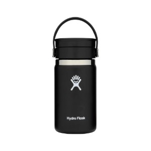 Stainless steel thermal insulating bottle, 355ml, "Wide Sip", Black - Hydro Flask