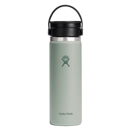 Thermally insulated bottle, stainless steel, 590 ml, "Wide Sip", Agave - Hydro Flask
