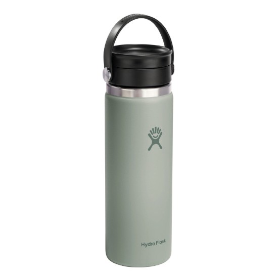 Thermally insulated bottle, stainless steel, 590 ml, "Wide Sip", Agave - Hydro Flask