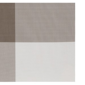 Sæt med 4 dækkeservietter, 45 × 30 cm, Brun