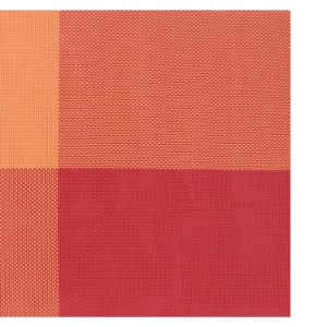 Sæt med 4 dækkeservietter, 45 × 30 cm, Orange