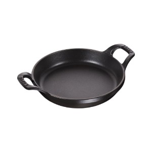 Runde Auflaufform, Gusseisen, 20 cm, Black - Staub