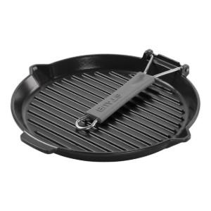 Gusseiserne Grillpfanne, 27 cm, Black - Staub