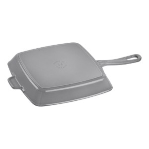 Vierkante grillpan, gietijzer, 26 cm, Graphite Grey - Staub
